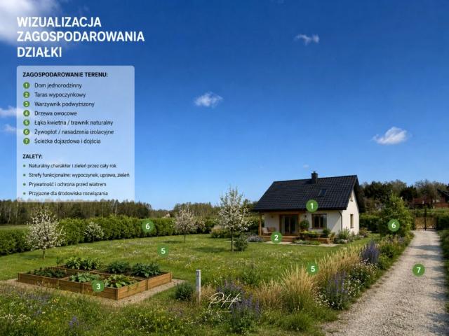 Działka 1 000 m², Ostrów Kania