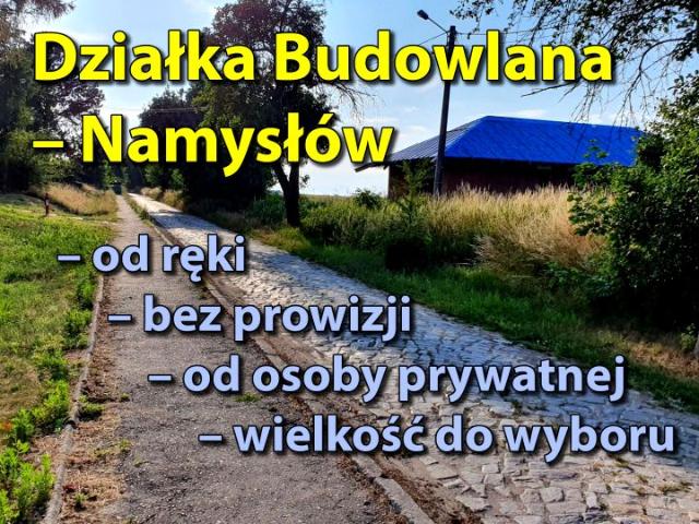 Działka 1 000 m², Namysłów