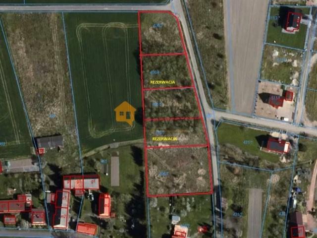 Działka 1 000 m², Siedliska