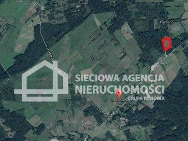 Działka 1 000 m², Szczenurze