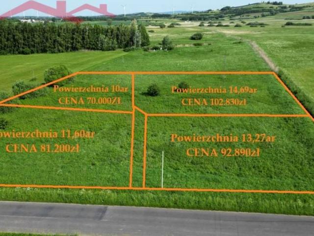 Działka 2 160 m², Rymanów