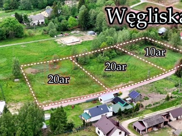 Działka 1 000 m², Węgliska