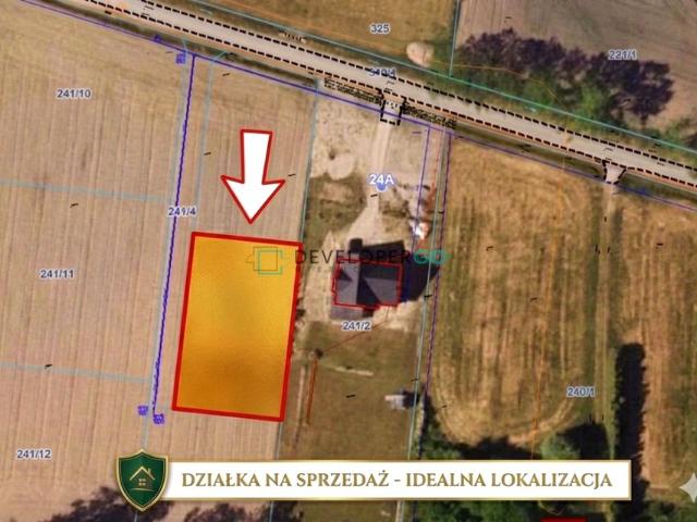 Działka 1 001 m², Sawino
