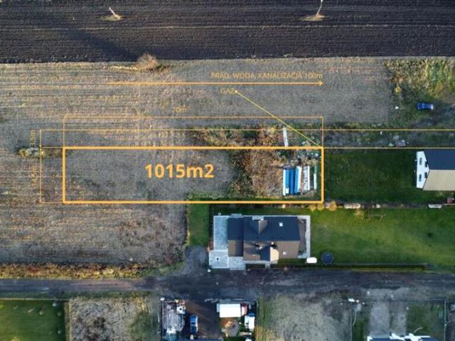 Działka 1 015 m², Bieniewice