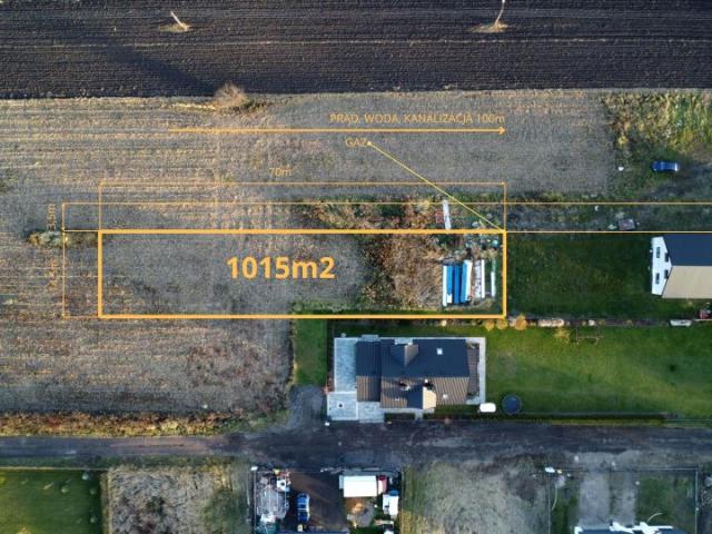 Działka 1 015 m², Bieniewice