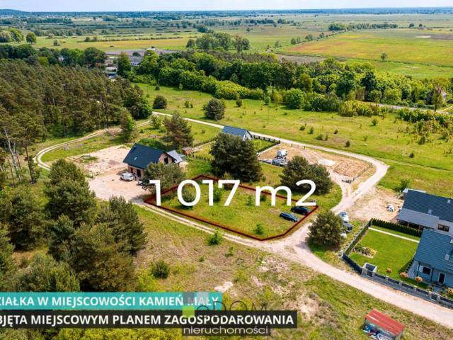 Działka 1 017 m², Kamień Mały