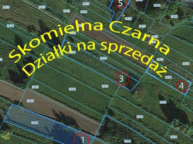 Działka 1 019 m², Skomielna Czarna