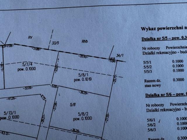 Działka 1 019 m², Złotopolice