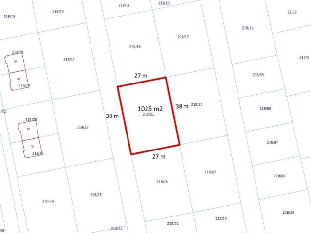 Działka 1 025 m², Czaple