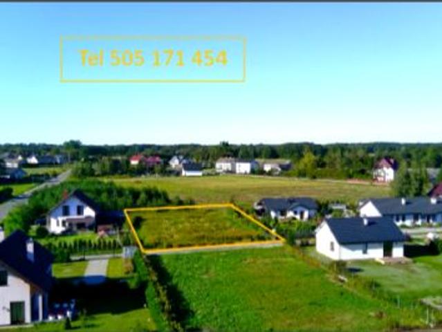 Działka 1 044 m², Międzyleś