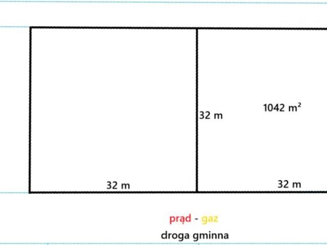 Działka 1 042 m², Trypucie