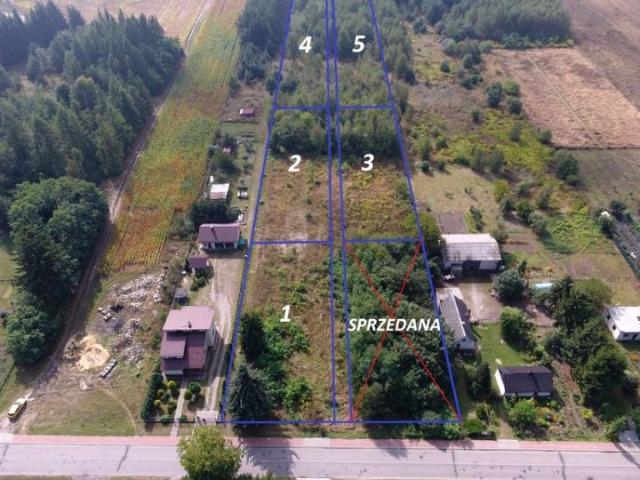 Działka 1 055 m², Dąbrowa