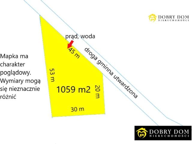 Działka 1 059 m², Jarnuty