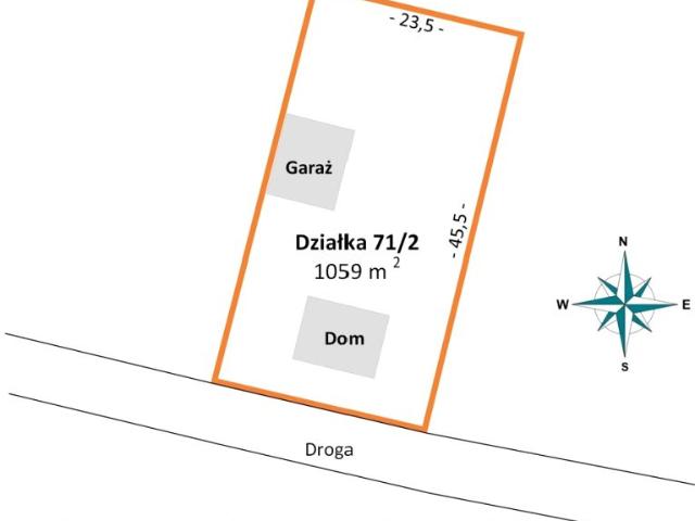 Działka 1 059 m², Wardzyn