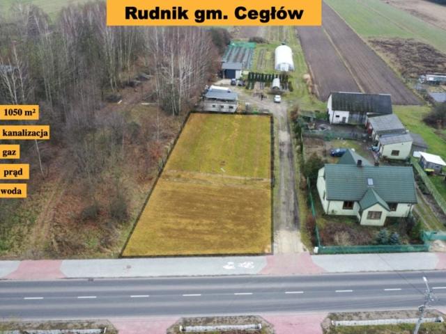 Działka 1 050 m², Rudnik