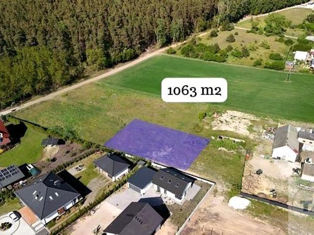 Działka 1 063 m², Obórznia