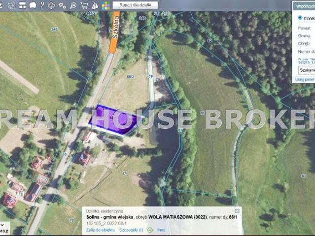 Działka 1 078 m², Wola Matiaszowa