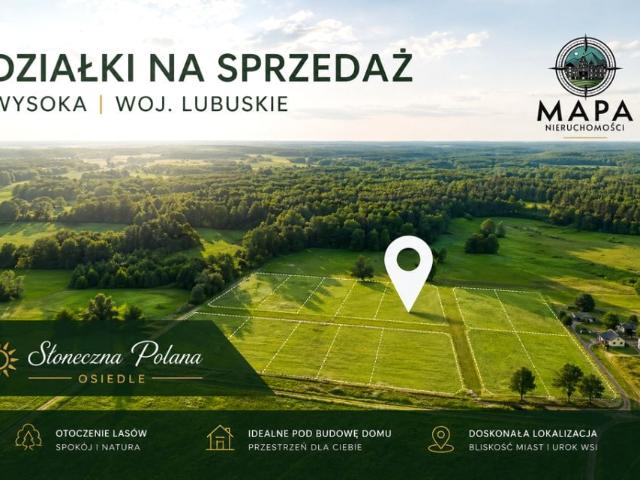 Działka 1 086 m², Wysoka