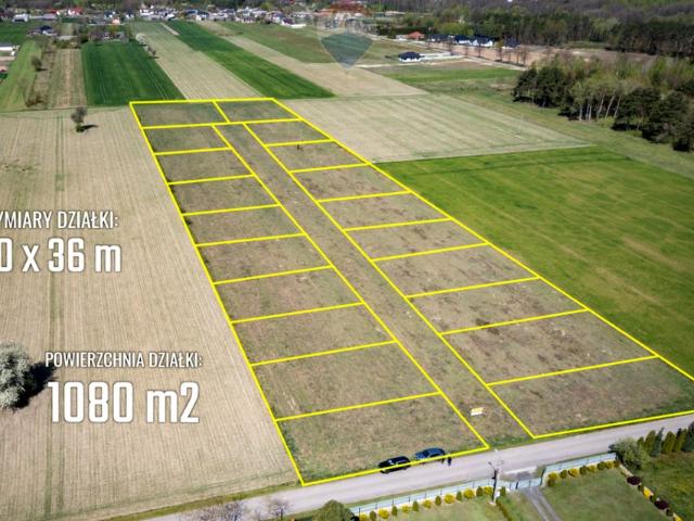 Działka 1 080 m², Czarna Kolonia