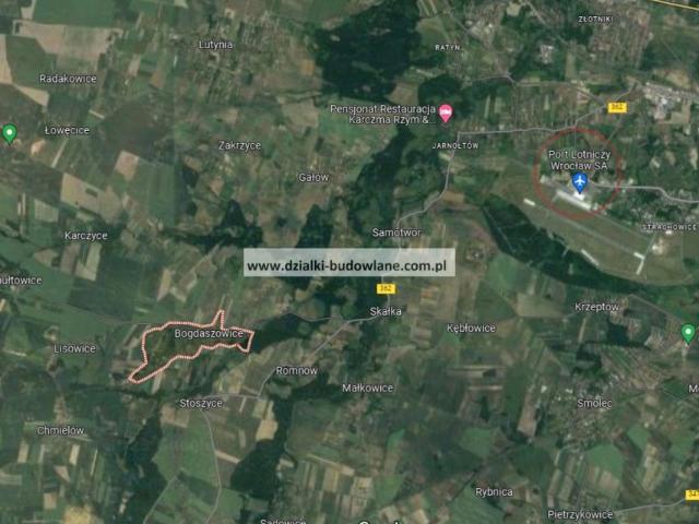 Działka 1 080 m², Bogdaszowice