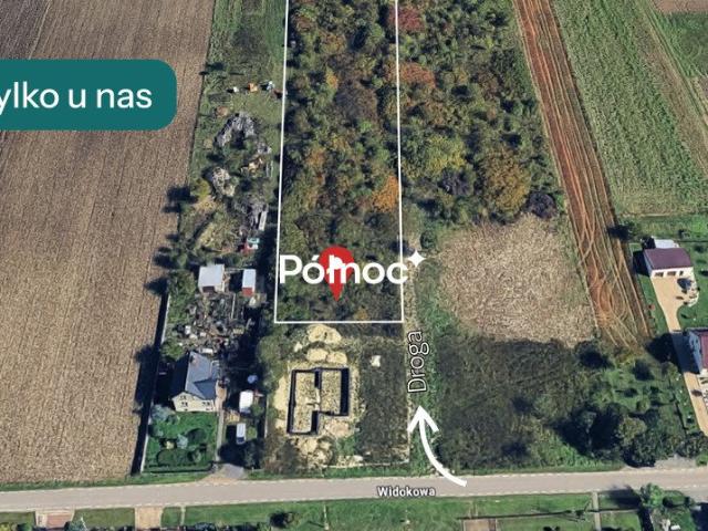 Działka 1,08 ha z mediami, spokojna okolica, Bukowno