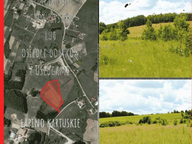 Działka 1 095 m², Łapino Kartuskie