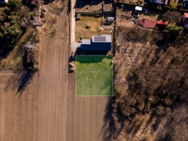 Działka 1 100 m², Bierzyce