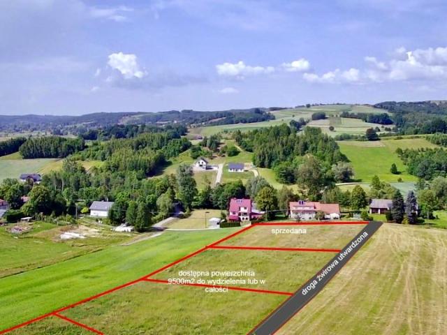 Działka 1 100 m², Glinik