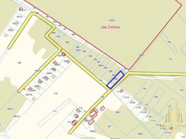 Działka 1 100 m², Konne