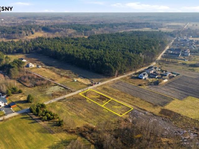 Działka 1 100 m², Szczepanek