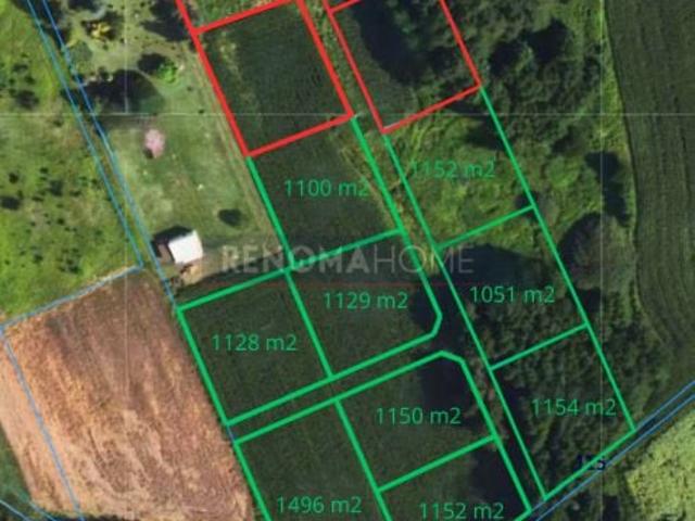Działka 1 100 m², Piszkawa