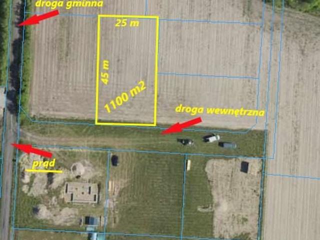 Działka 1 100 m², Zabłudów