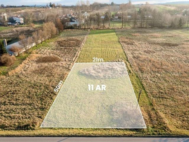 Działka 1 100 m², Zgłobień