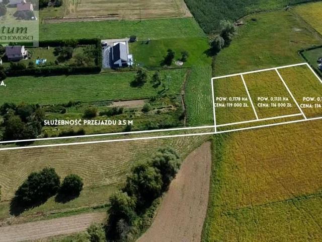 Działka 1 115 m², Korczyna