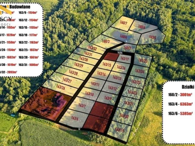 Działka 1 154 m², Rogowo