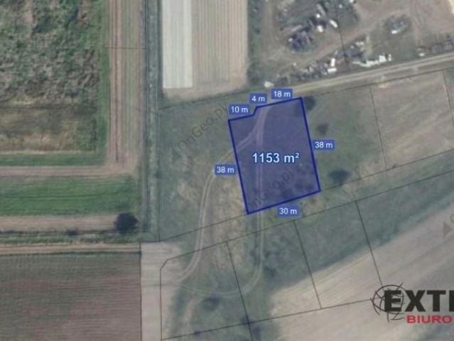 Działka 1 153 m², Lubczyna