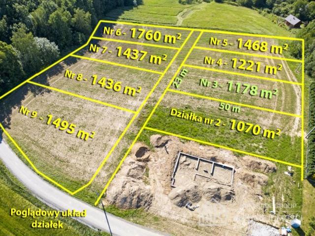 Działka 1 176 m², Dobranowice