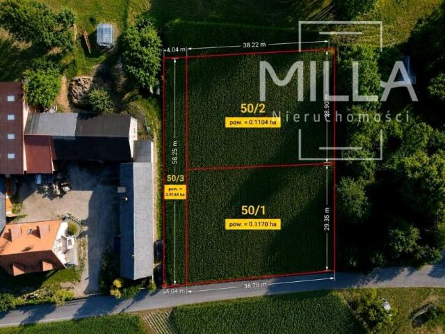 Działka 1 170 m², Dobruchów
