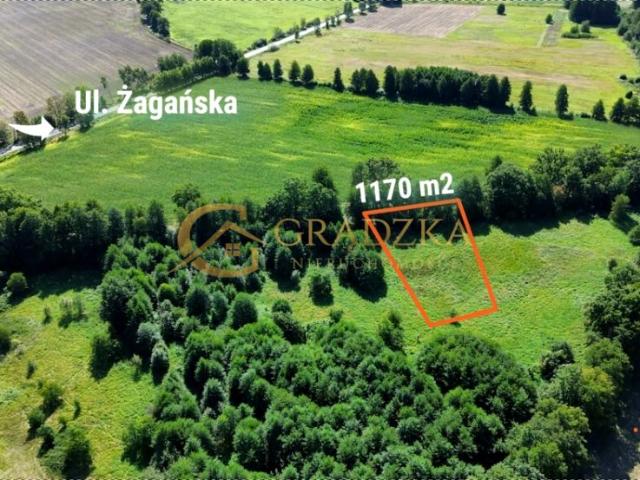 Działka 1 170 m², Zielona Góra