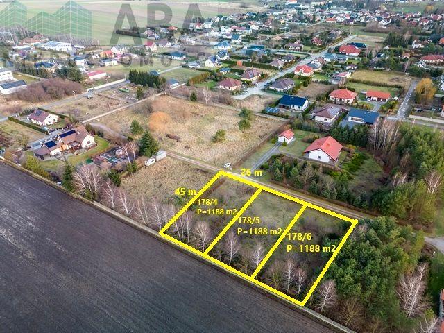 Działka 1 188 m², Powiercie