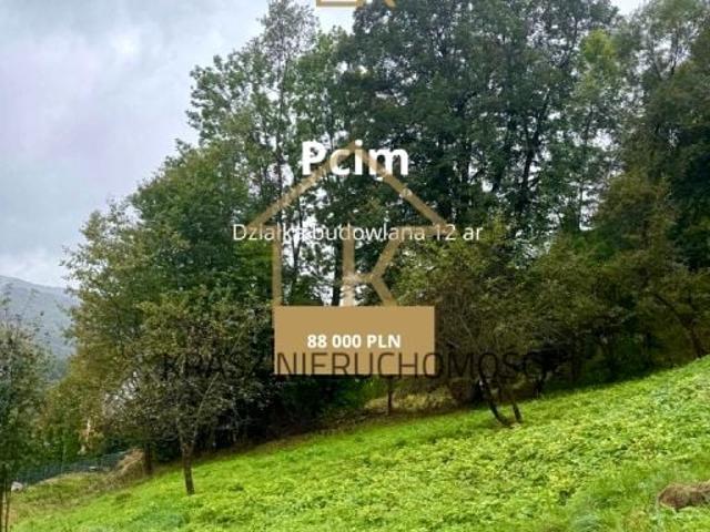 Działka 1 200 m², Pcim