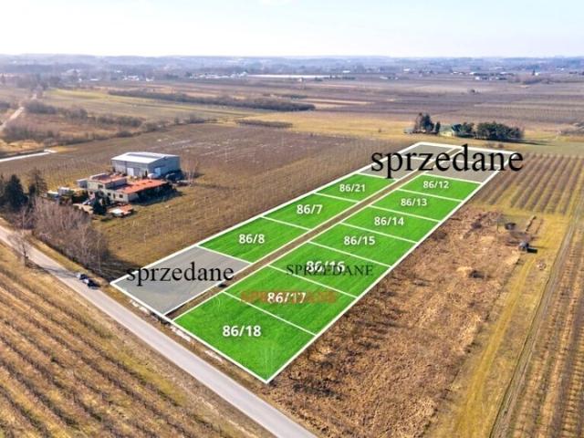 Działka 1 200 m², Warpęsy