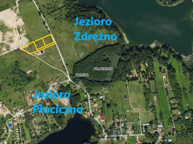 Działka 1 225 m², Płociczno