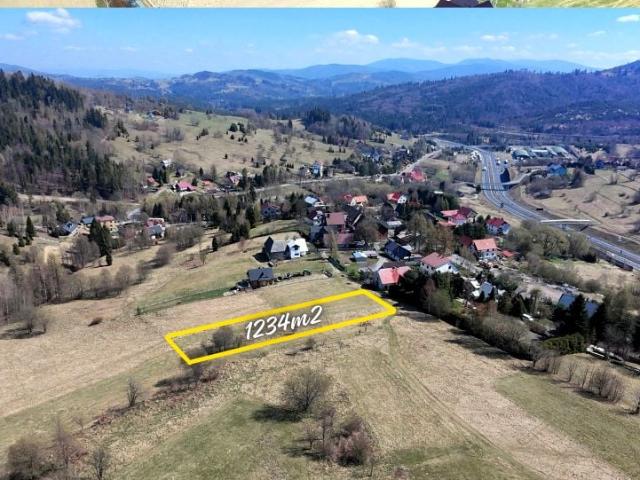 Działka 1 234 m², Zwardoń