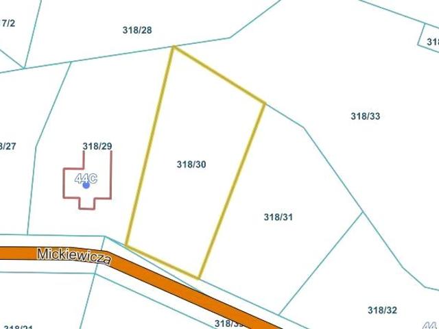 Działka 1 238 m², Chwaszczyno