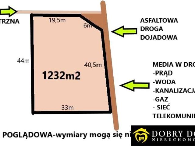 Działka 1 232 m², Ciechanowiec