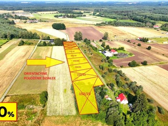 Działka 1 245 m², Nosówko