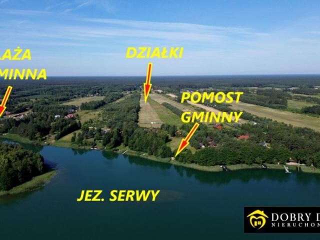 Działka 1 248 m², Serwy