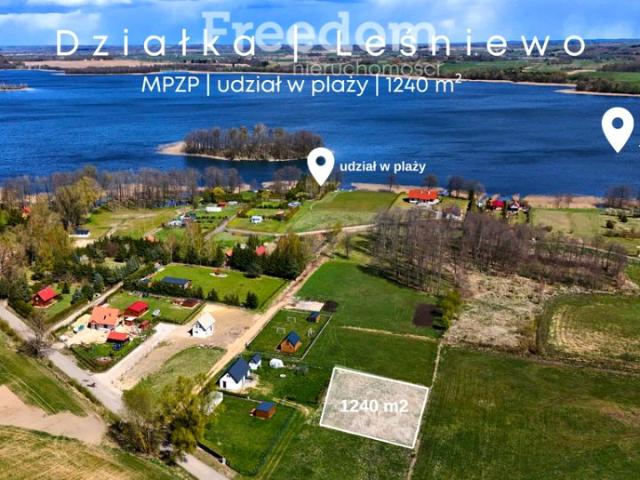 Działka 1 240 m², Leśniewo