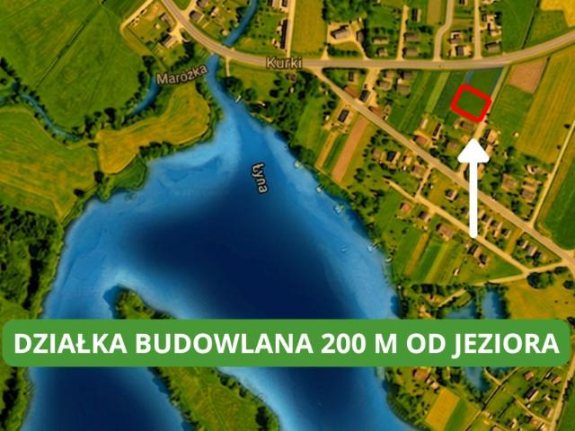 Działka 1 243 m², Kurki